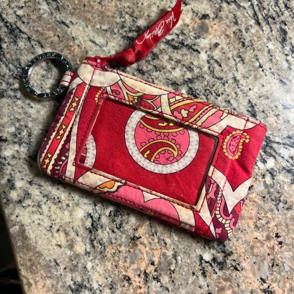 Vera Bradley Tote, wallet, and ID Wallet  in Rosy Posy Pattern - Picture 6 of 11